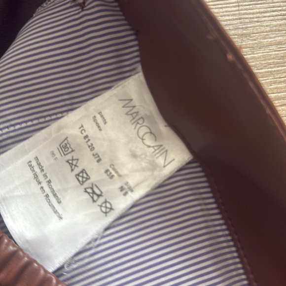 Marc Cain Faux Leather Pants - Picture 7 of 11